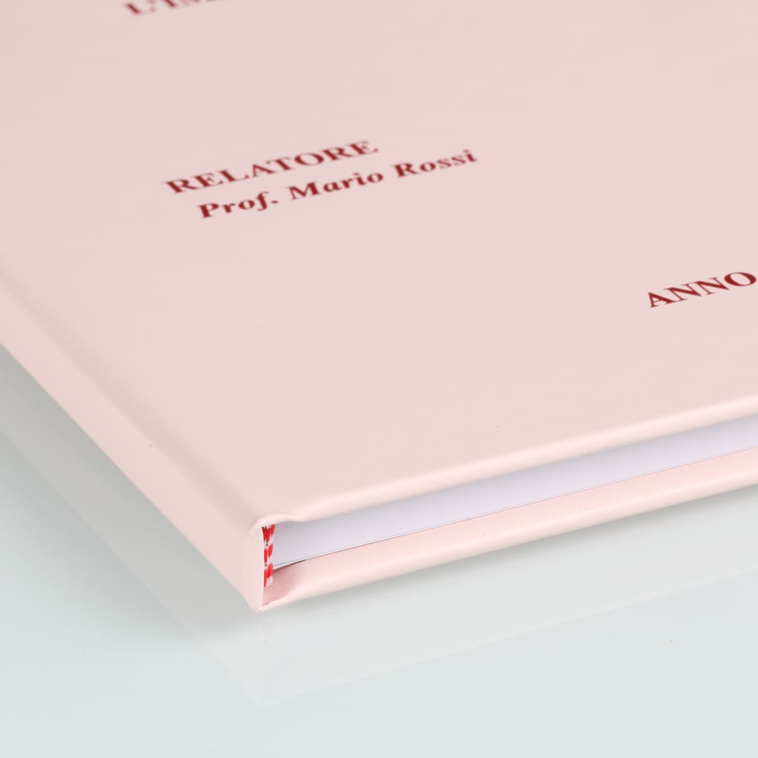 Tesi rosa: il colore di Scienze dell'Educazione e Pedagogia tesi rosa antico tender tesilab stampa tesi online