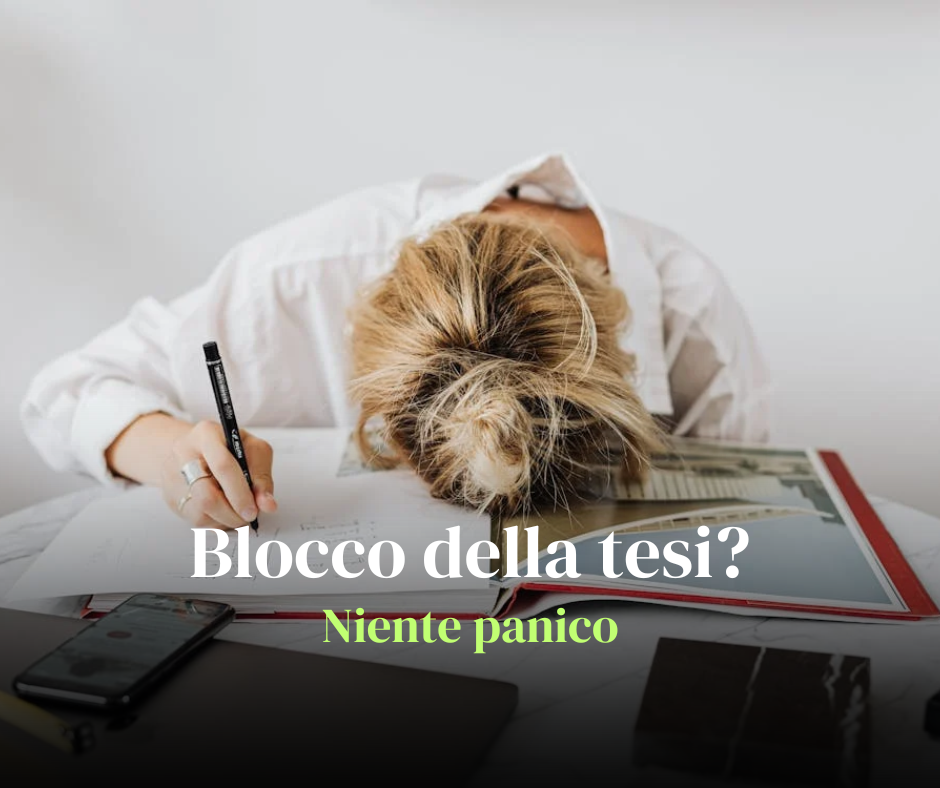 Blocco della tesi? Prova a superarlo così!