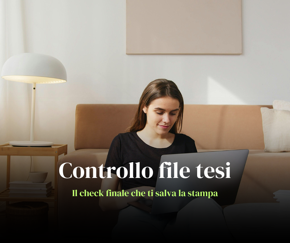 Controllo file PDF tesi: guida per la stampa perfetta della tua tesi triennale